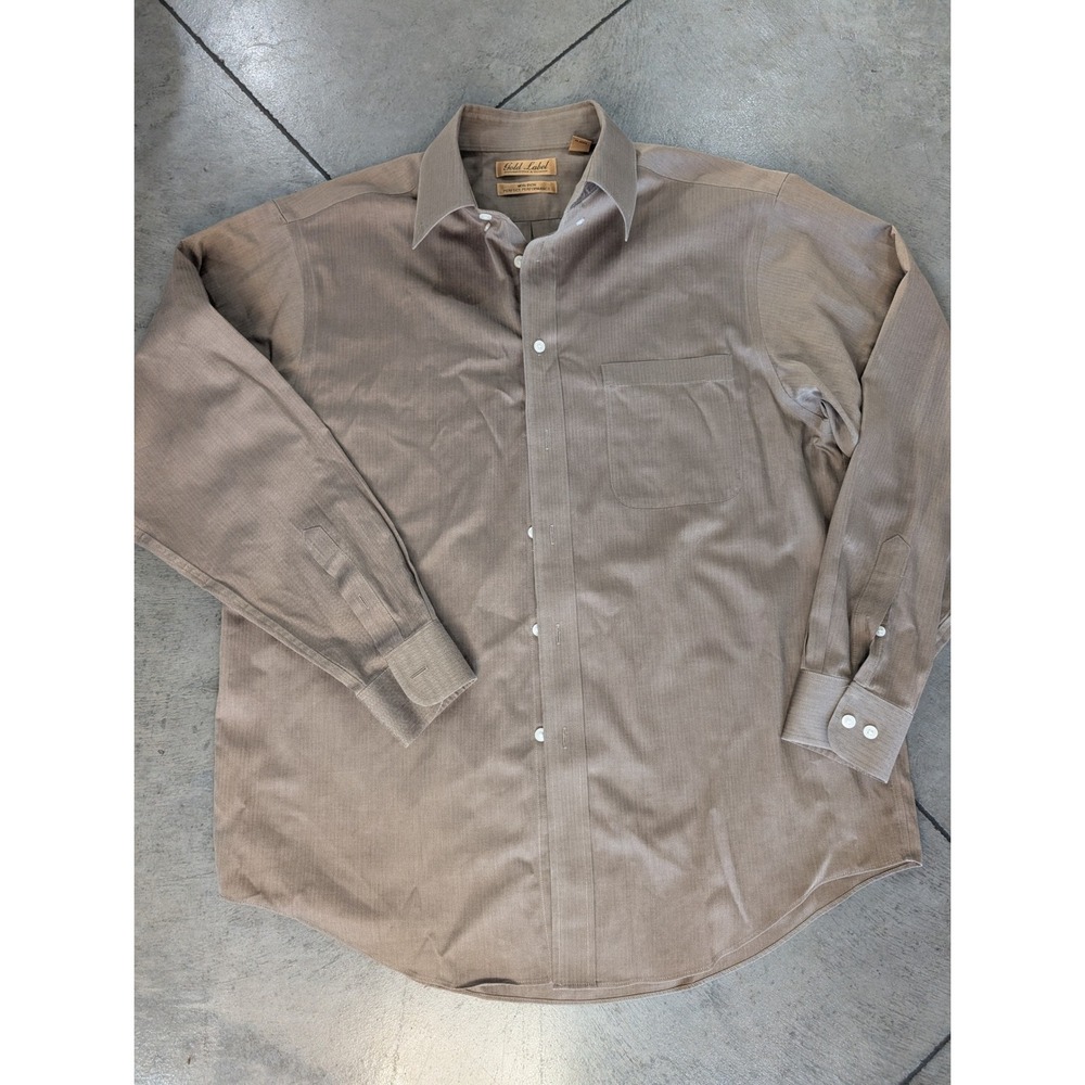 Men's Brown Dress Shirt